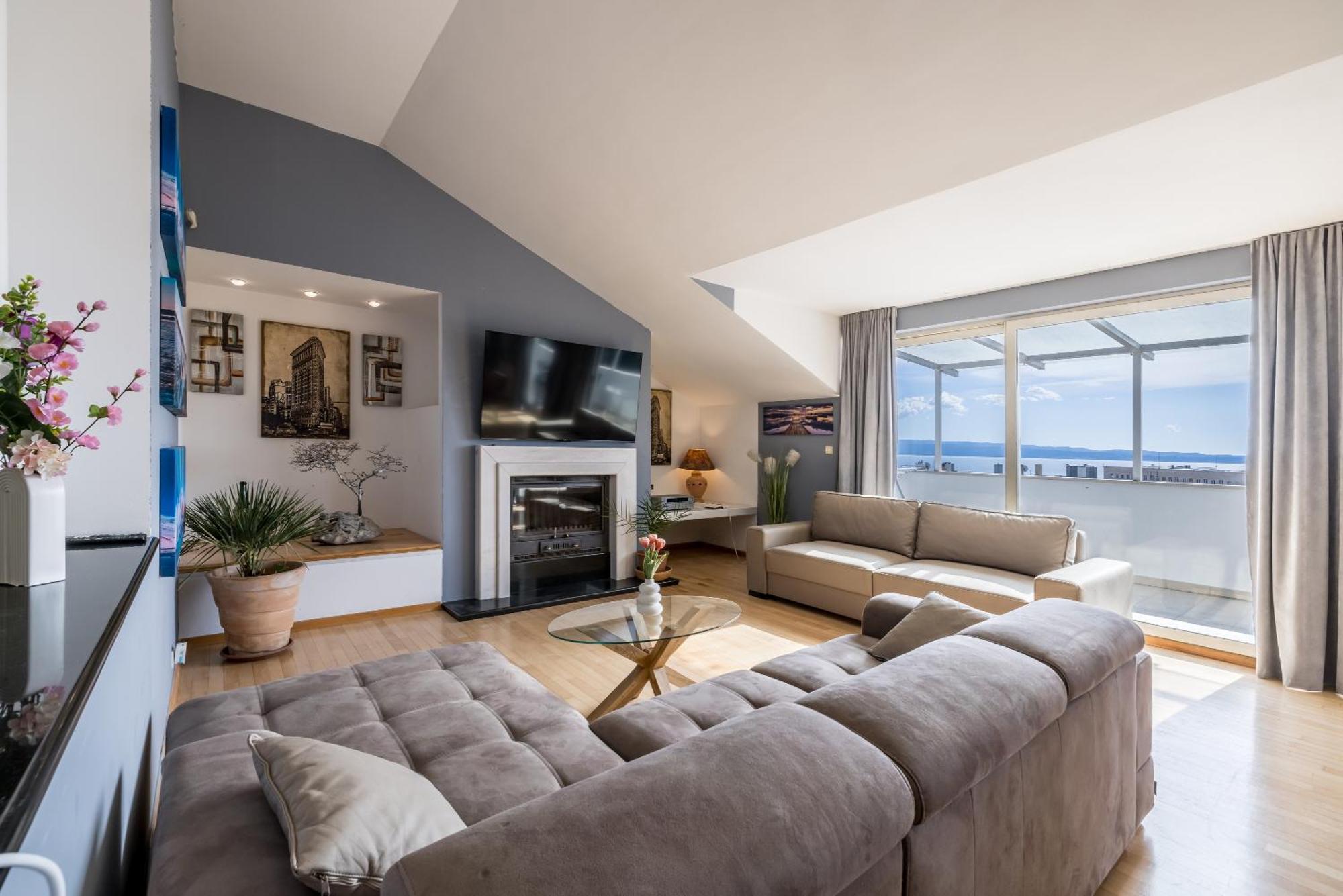 Urban Utopia Penthouse With Private Parking スプリト エクステリア 写真