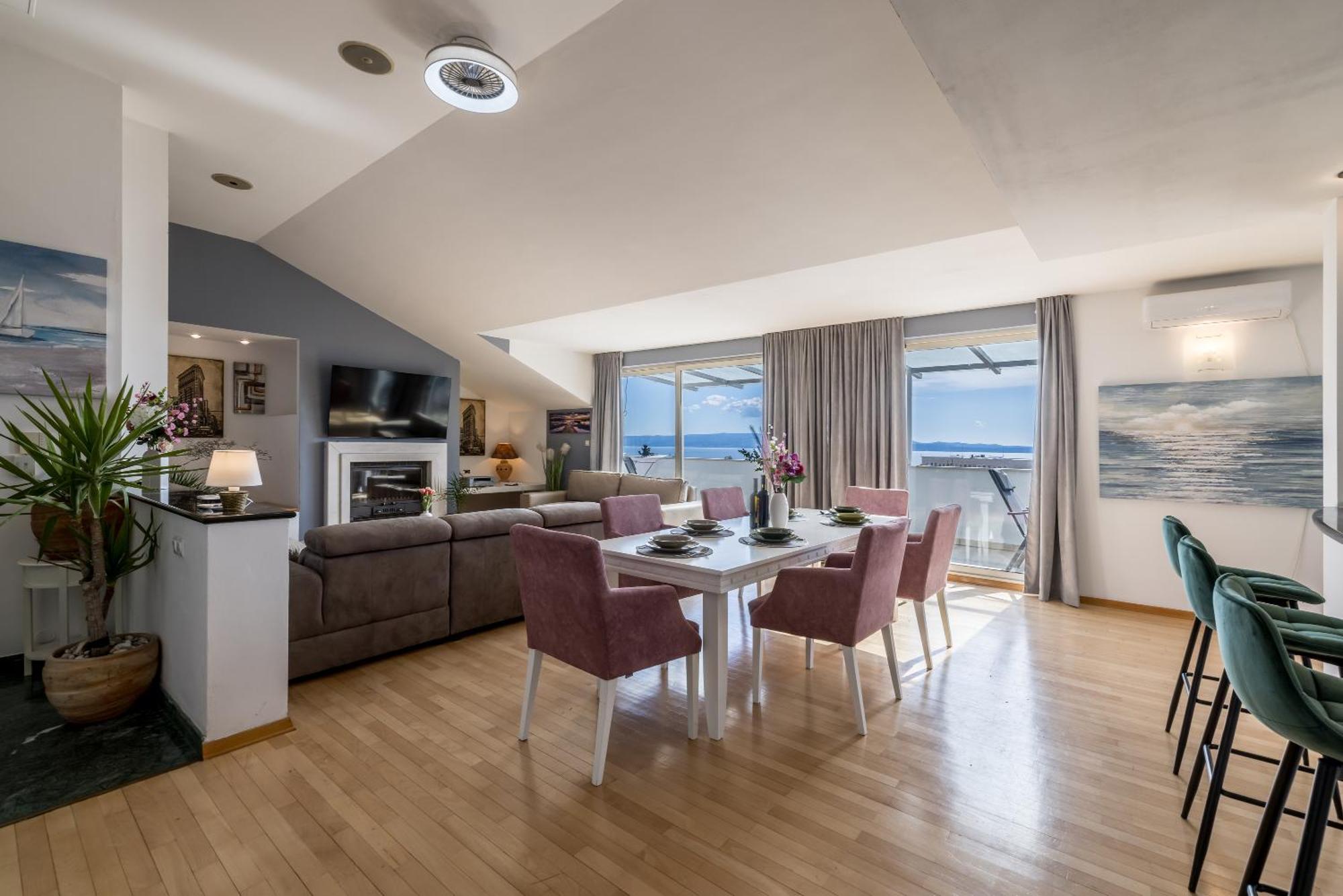 Urban Utopia Penthouse With Private Parking スプリト エクステリア 写真
